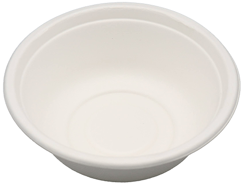 Green Housekeeper White Bagasse 400ml Bowl